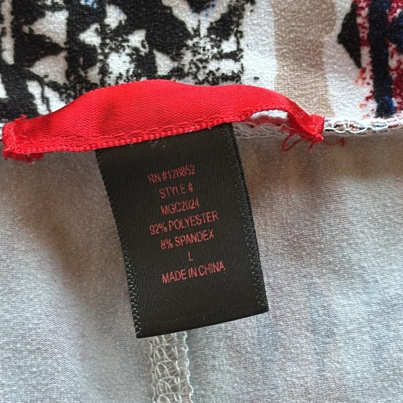 Aztec print buttery soft boho gaucho pants, size L - Picture 7 of 8